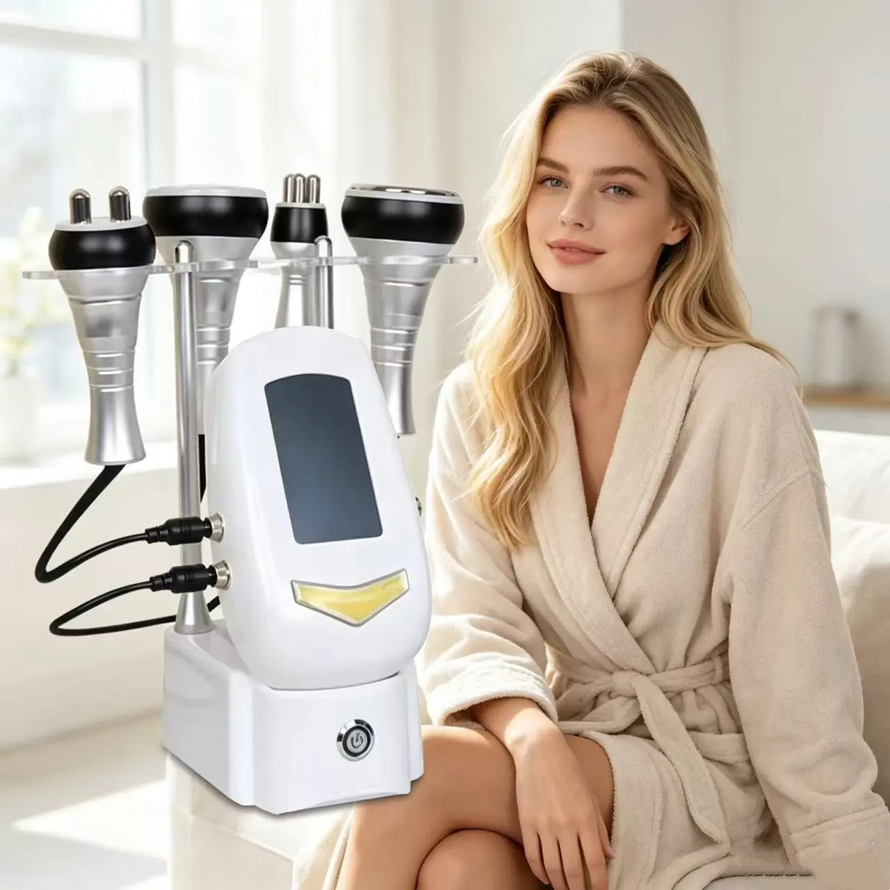 4-In-1 Desktop Beauty Massage Device, Back, Body, Face Relaxation, Multi-Probe Skincare Tool, Home Use, New Model Lw-102