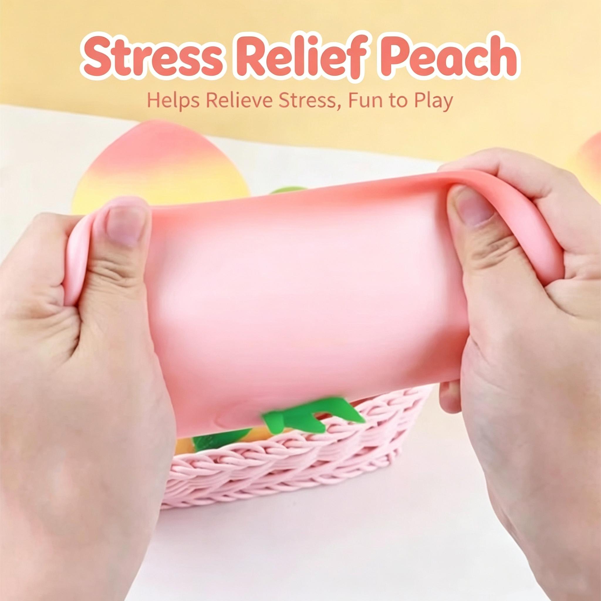 8Pcs Stress Relief Toy Gift Set, Cute Fruit, Ocean Block and Handmade Ball Shapes, Slow-Rebound Sensory Fidget Toys, Soft Squeeze Stress Relief Toys for Adults, Team Party Favors and Gifts (Random Colors)