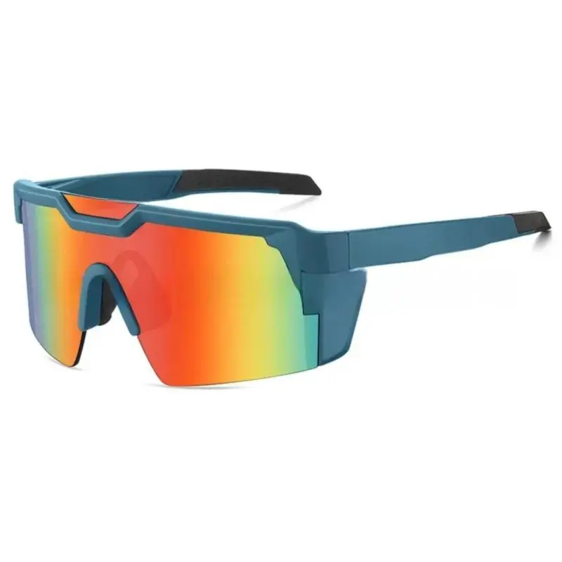 Cycling Goggles Trendy Outdoor Sports Sunglasses Safety Glasses Scratch Resistant Lenses For Work purple lens  simultaneous interpretation