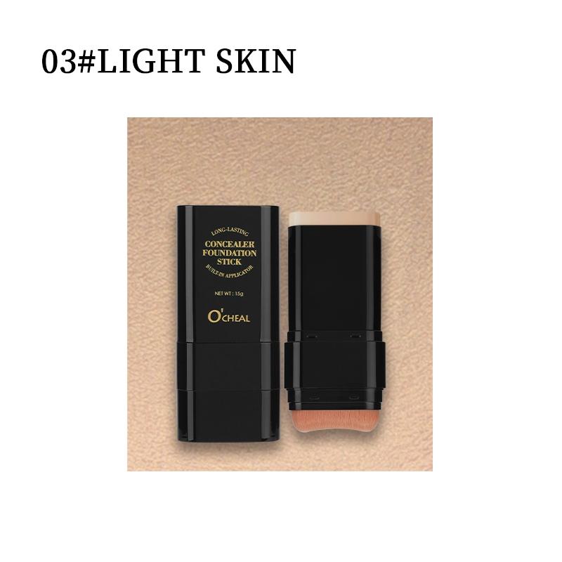 Waterproof Long-Lasting Flawless Foundation Stick, Lightweight Natural Finish, Ideal for Daily Use and Special Occasions