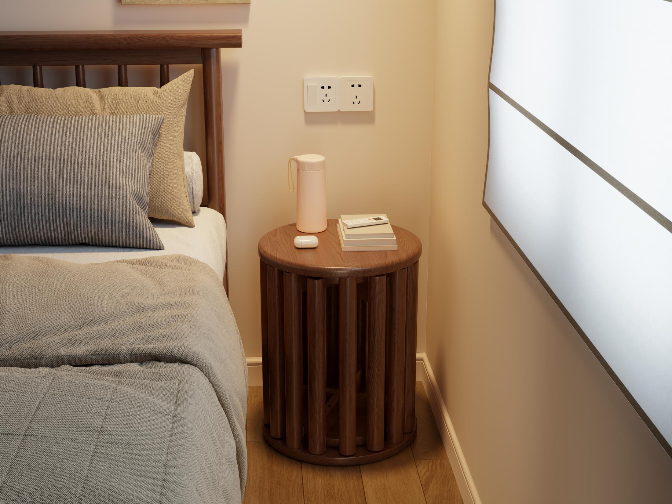 【Summer】TimberKnows Set of 4 Stackable Solid Wood Stools – 18" Round Nesting Tables, Fully Assembled, Durable & Space-Saving Design 【Summer】TimberKnows Set of 4 Stackable Solid Wood Stools – 18" Round Nesting Tables, Fully Assembled, Durable & Space-Saving Design