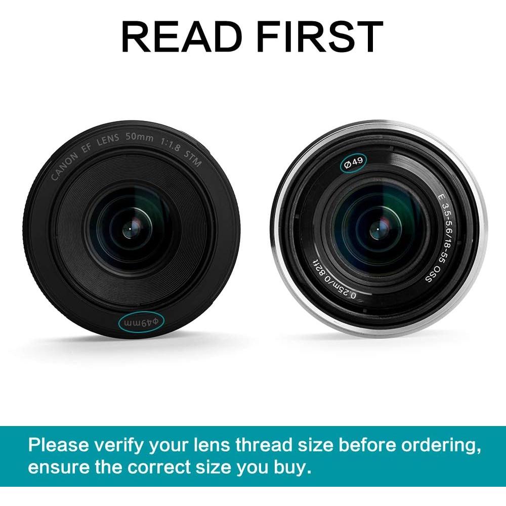 58mm ND Filter Slim Variable ND Neutral Density Filter Adjustable ND Fader ND2-ND400 Lens Filter for    Pentax Olympus Fuji DSLR Camera