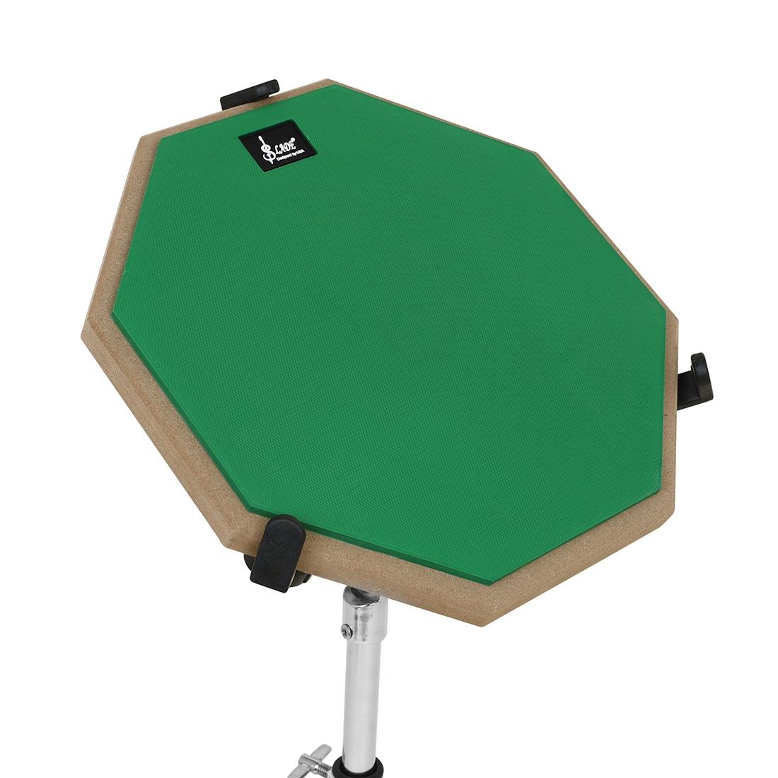 12 Inch Solid Rubber Drum Practice Mat, Round Mute Drum Practice Pad, Drum Accessories for Home Studio Practice, Music Accessories