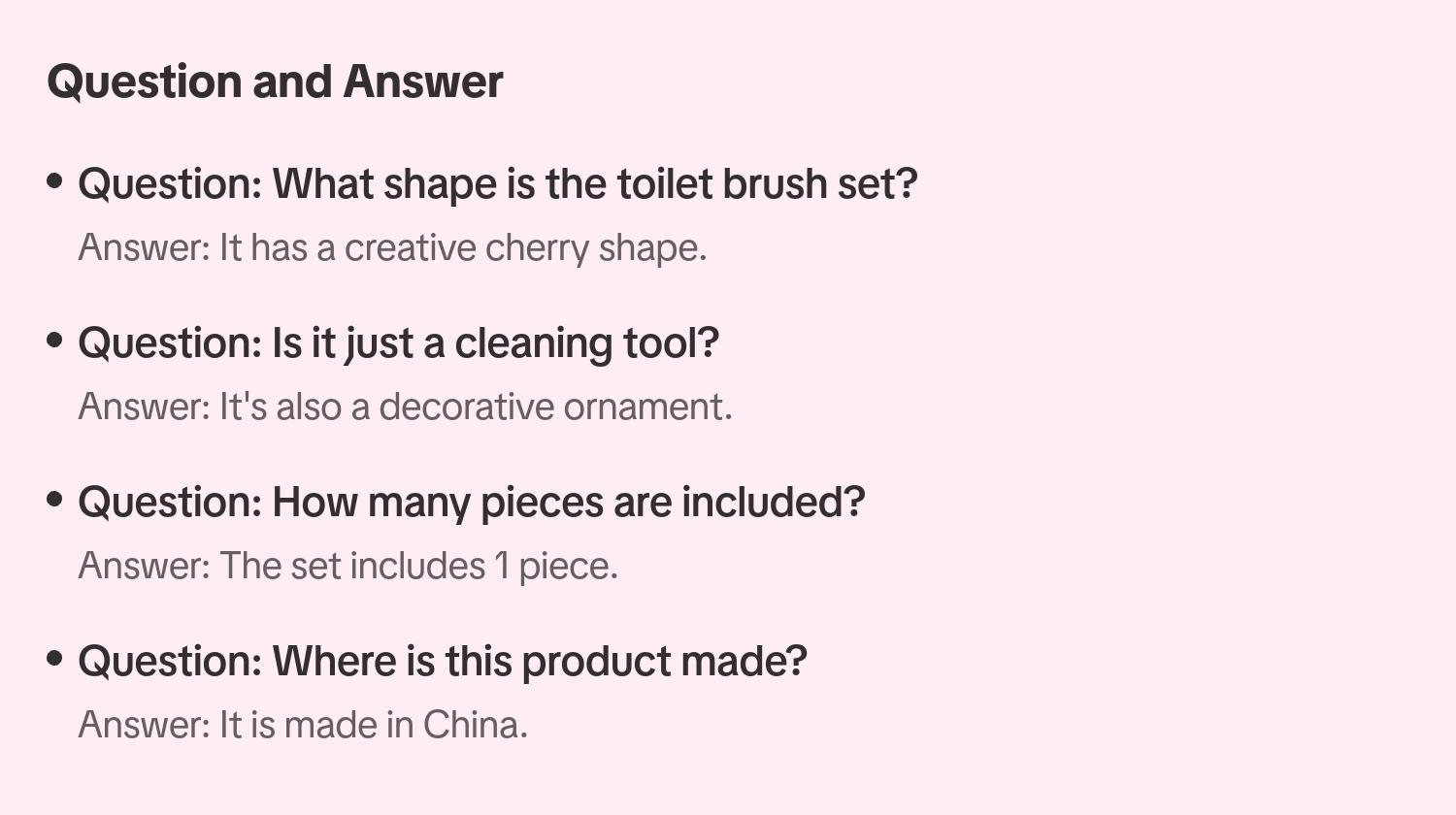 Creative Cherry Shaped Toilet Brush Set with Holder, 2-in-1 Cleaning Tool & Modern Luxury Decorative Ornament for Bathroom, Washroom, Vanity