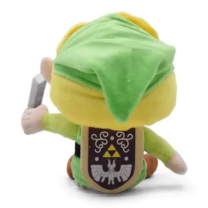 AnimeThe Legend of Plush Toys Zeldaes Kawaii Cartoon Link Stuffed Doll Soft Peluches Room Decoration Kids Birthday Gift