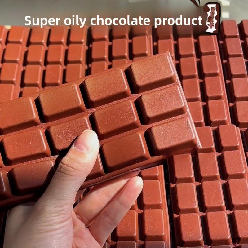 Super Soft Finger-Absorbing Chocolate Bar Squishy, Slow Rebound, Simulation Food, Stress Relief, Squeeze Toy, Perfect for Relaxation