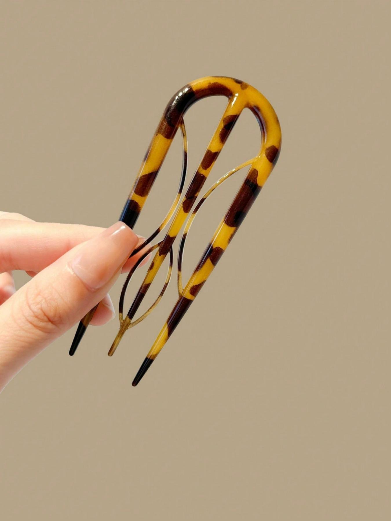 French Hair Clips - U-Shaped Retro Vintage Acetate Hairpins for Women with Thin & Thick Hair, Gentle Grip for Updos, Buns, Ponytails, 14+ Years Old, clips in hair, hair accessories for women, clips for hair accessories, everyday accessories