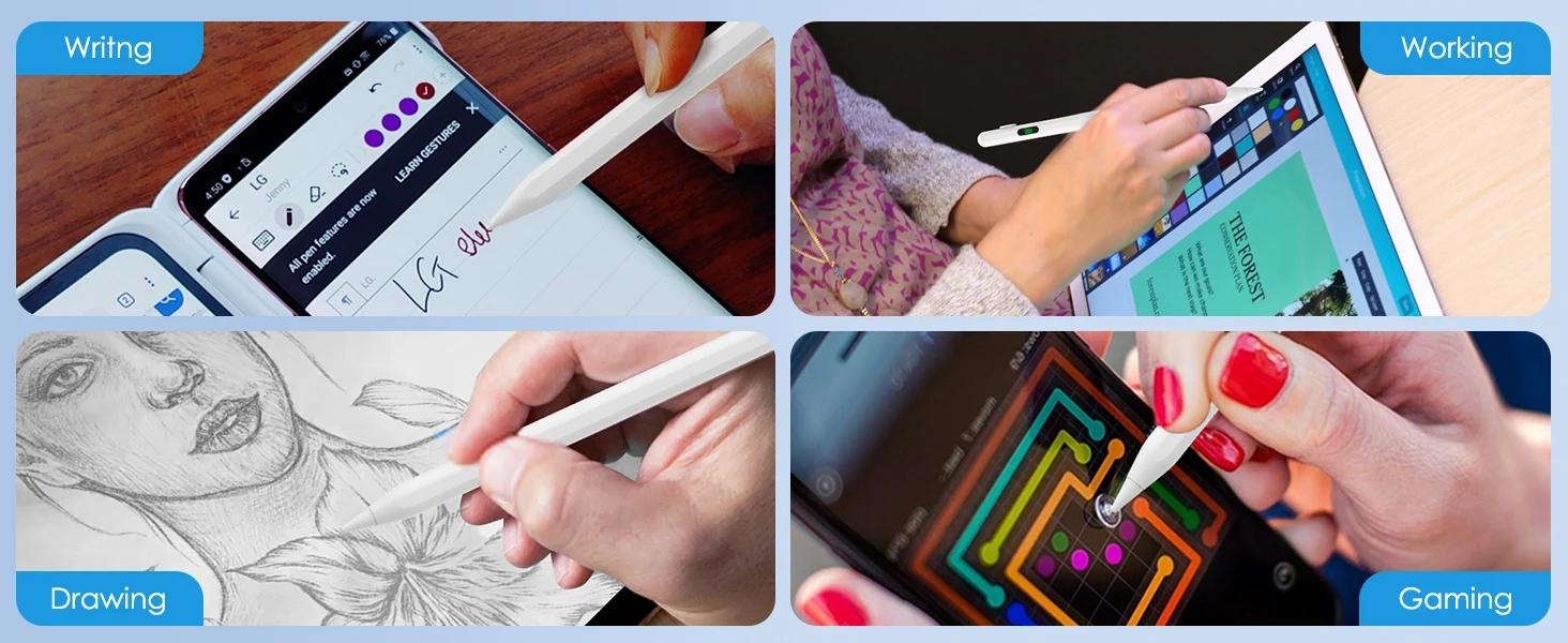 Digital Screen Capacitive Pen, Touchscreen Pen, Universal Touch Stylus for Android iOS Windows, Compatible with iPad Huawei Xiaomi Tablets, Tablet Computer Pen, Digital Products