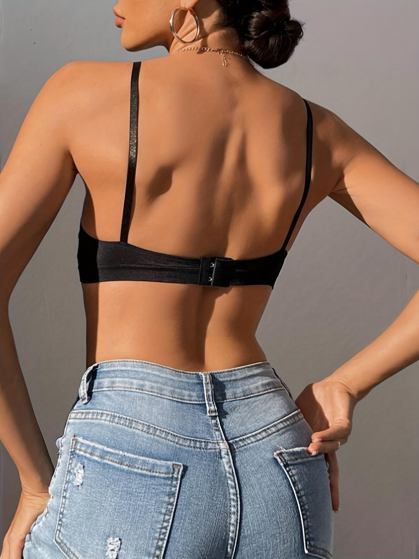 Women's Thin Bralette Set, Small Bust Gathered No Underwire Comfortable Breathable Triangle Cups, Casual Everyday Wear, 3 Pieces