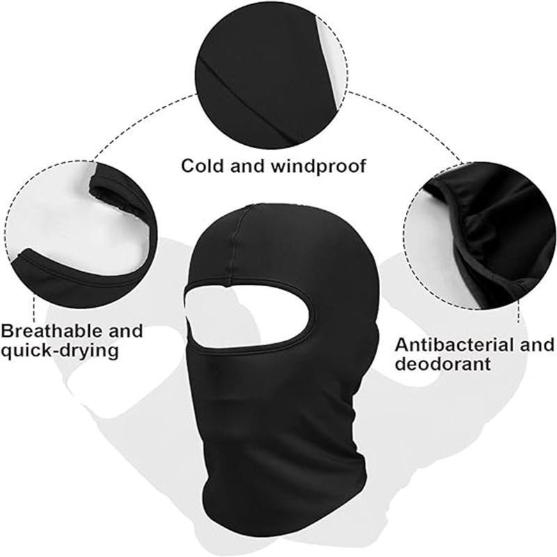 4 Pcs UV Protection Balaclava Face Mask Summer Windproof Sun Hood Tactical Mask for Men Women Winter Ski Mask