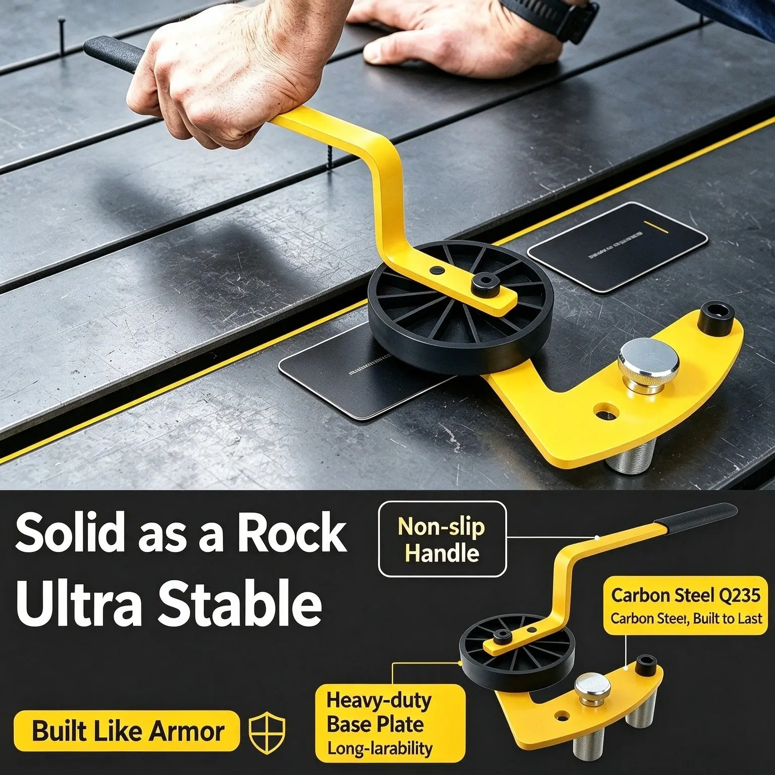 Deck Bending Bow Straightening Tool, Wood Plastic Deck Warping Fixer, Outdoor Deck Installation Correction Tool, Deck Straightener