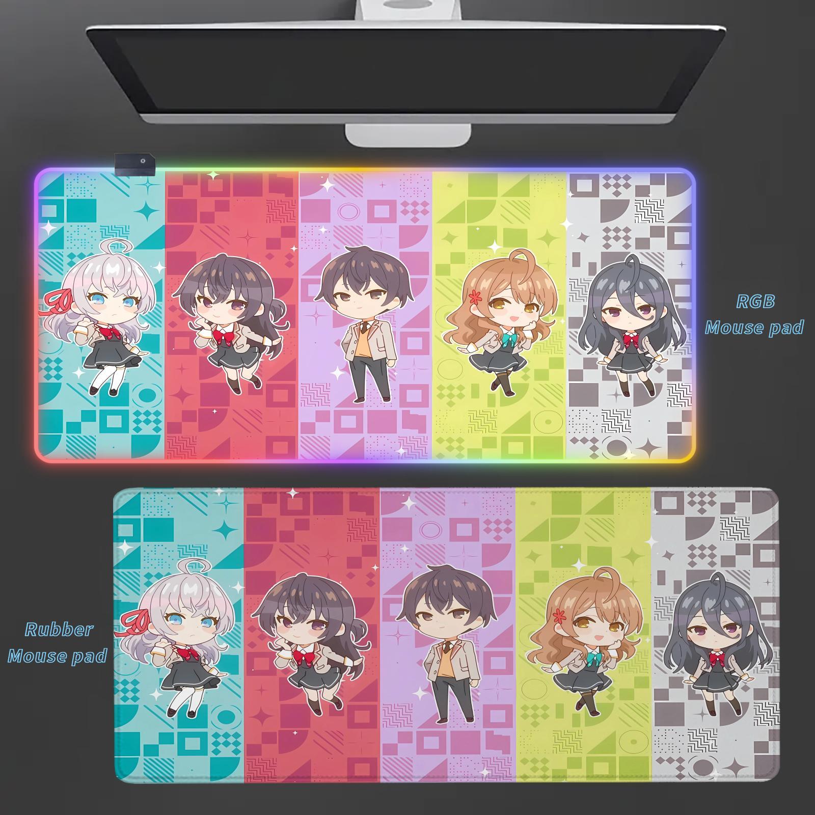 Alya Sometimes Hides Her Feelings in Russian  Mouse Pad Anti-slip rubber base, high-definition mouse pad suitable for PCs, computers, and workspaces - an ideal gift for gamers and anime fans, durable play mat for tech enthusiasts, Anime Mousepad