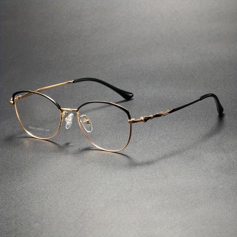 New Cat-eye Style Minimalist Design High-quality Women's Eyeglass Frames, Featuring an Ultra-lightweight Titanium Frame for Comfortable Wear. Elegant and Stylish Both Office Casual Outfits, Available in Color Options