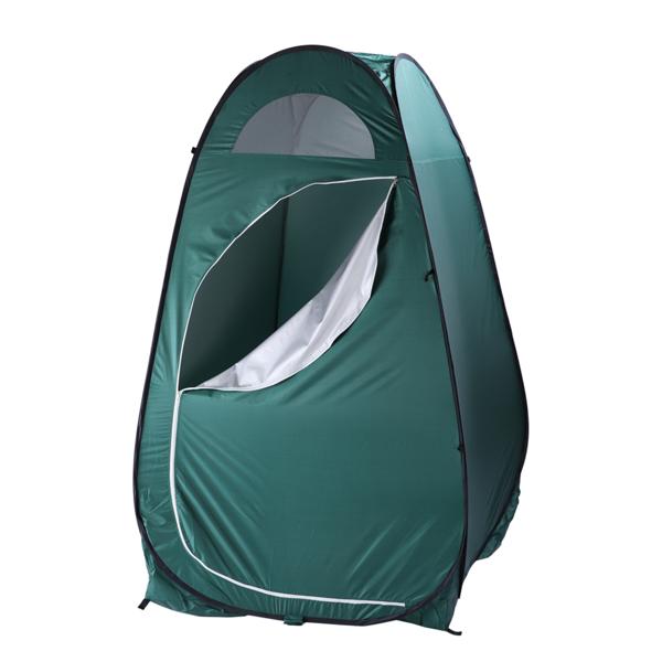 120x190cm 1-Person Pop Up Privacy Shelter Tent, Portable Outdoor Changing Room & Shower Toilet Tent, Lightweight Steel Wire Frame, Compact Fold, Built-In Storage Pocket, No Floor (for Hiking Camping Outdoor Showers)