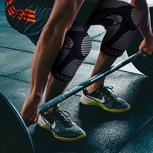 Sports Knee Sleeve for Runner, Workout, Gym, Basketball, Volleyball, Hiking Spicy Dill knee pain Breathable Sponge Knee Pads Athlete Springtok Injury football accessories Support Tool