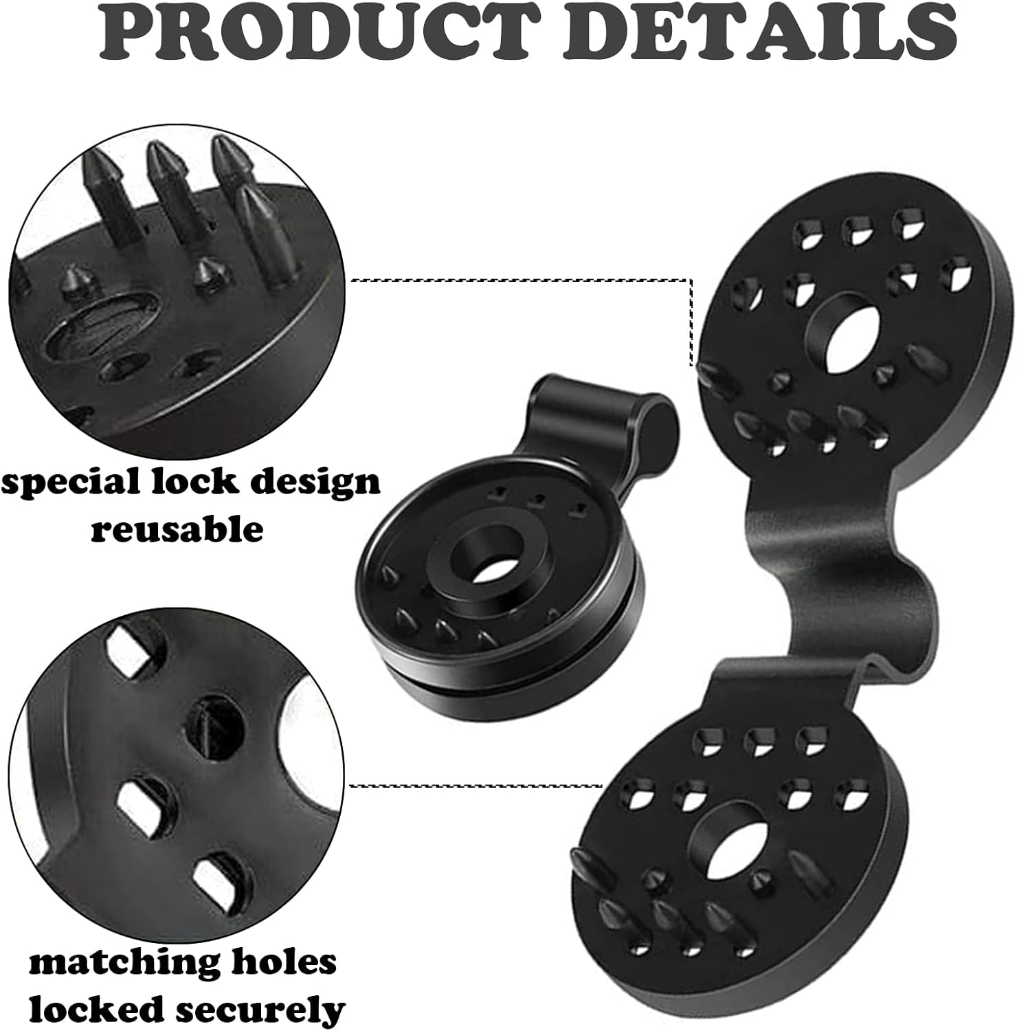 50 Piece Awning Fabric Heavy Duty Locking Clip, Reusable Windproof Awning Fixture Tarp Plastic Clip, Removable Garden Netting Awning Fabric Retaining Clip Clip