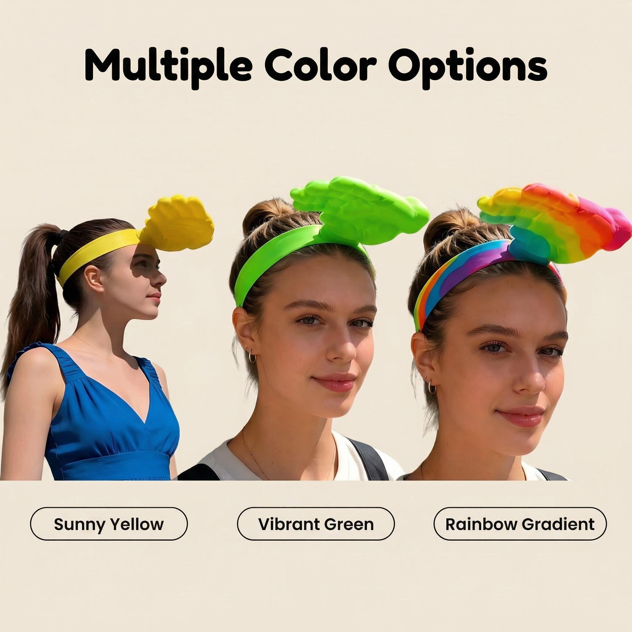 Funny Hand Sun Visor, Novelty Sun Hat, Unique Headband Design, Perfect for Fun Outdoors Activities, Stand Out with This Quirky Accessory!