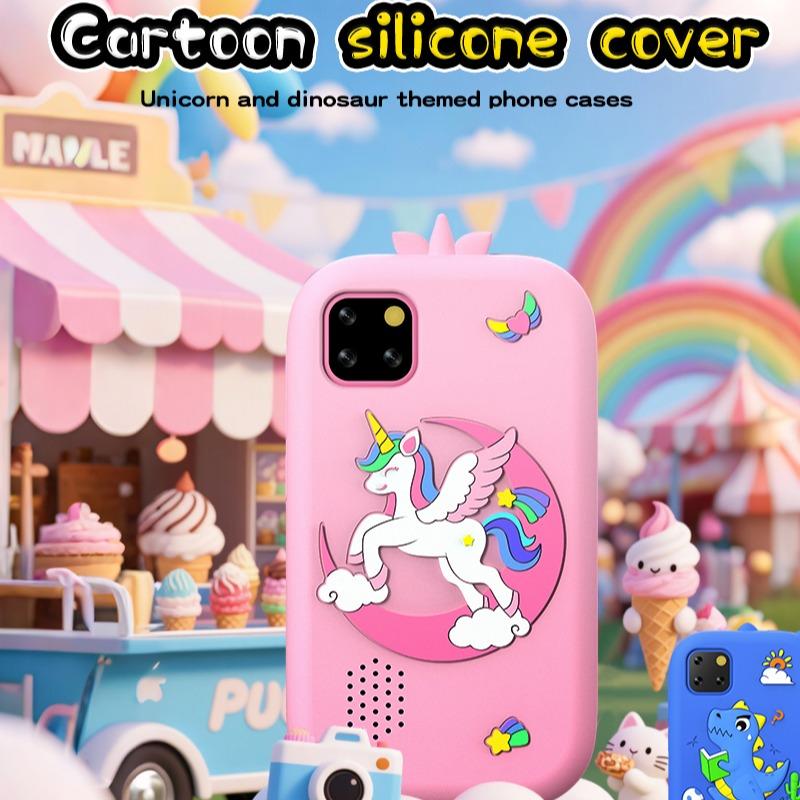 FUFFi-Kids Phone, Cute Horse/dinosaur Design, 2.8 Inch Screen,3MP Camera, Flashlight/picture/voice Recording/learning/games Toy Phone, Learning Tool FUFFi-Kids Phone, Cute Horse/dinosaur Design, 2.8 Inch Screen,3MP Camera, Flashlight/picture/voice Recording/learning/games Toy Phone, Learning Tool