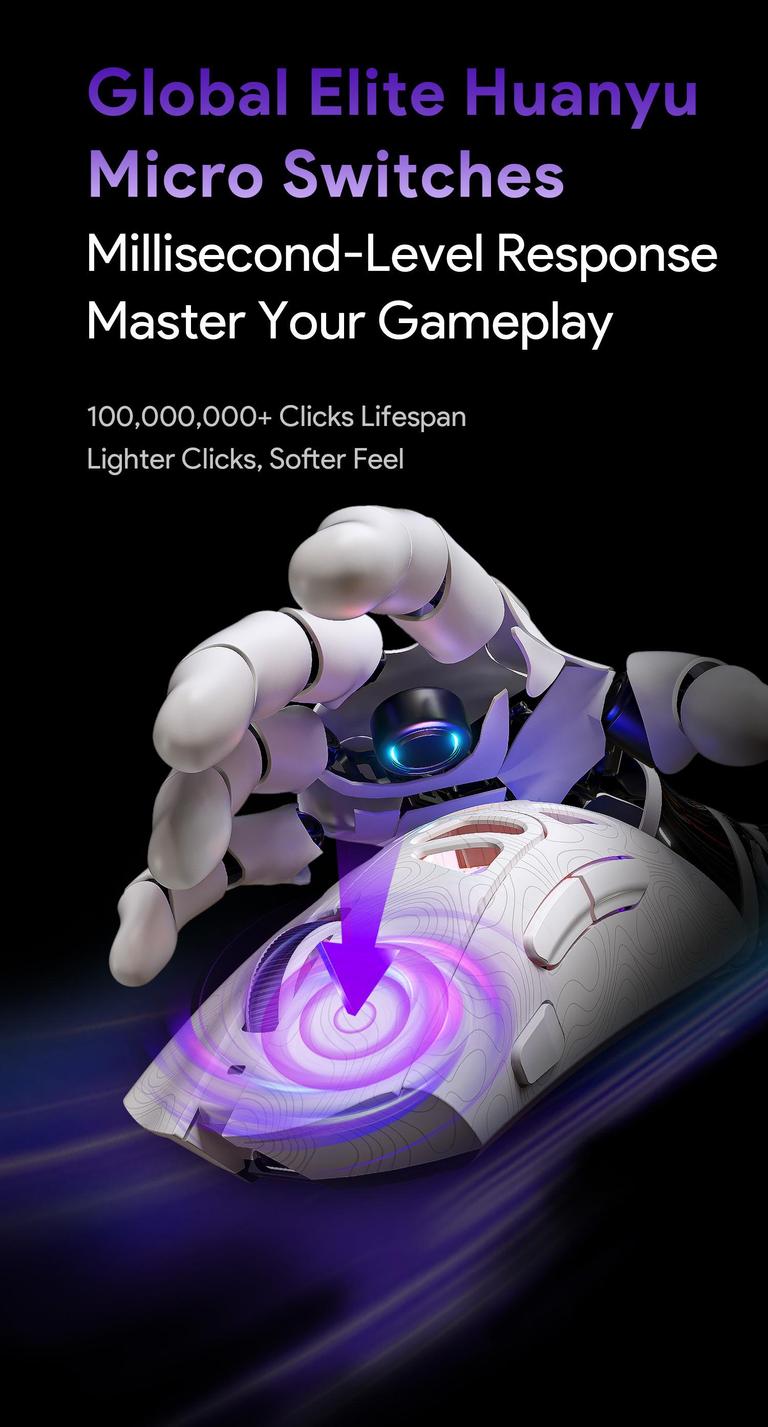FURYCUBE G11 Tri-Mode Gaming Mouse 2.4G Bluetooth Wired Rechargeable RGB Lighting Optical Sensor for Gaming & Office Accessories FURYCUBE G11 Tri-Mode Gaming Mouse 2.4G Bluetooth Wired Rechargeable RGB Lighting Optical Sensor for Gaming & Office Accessories