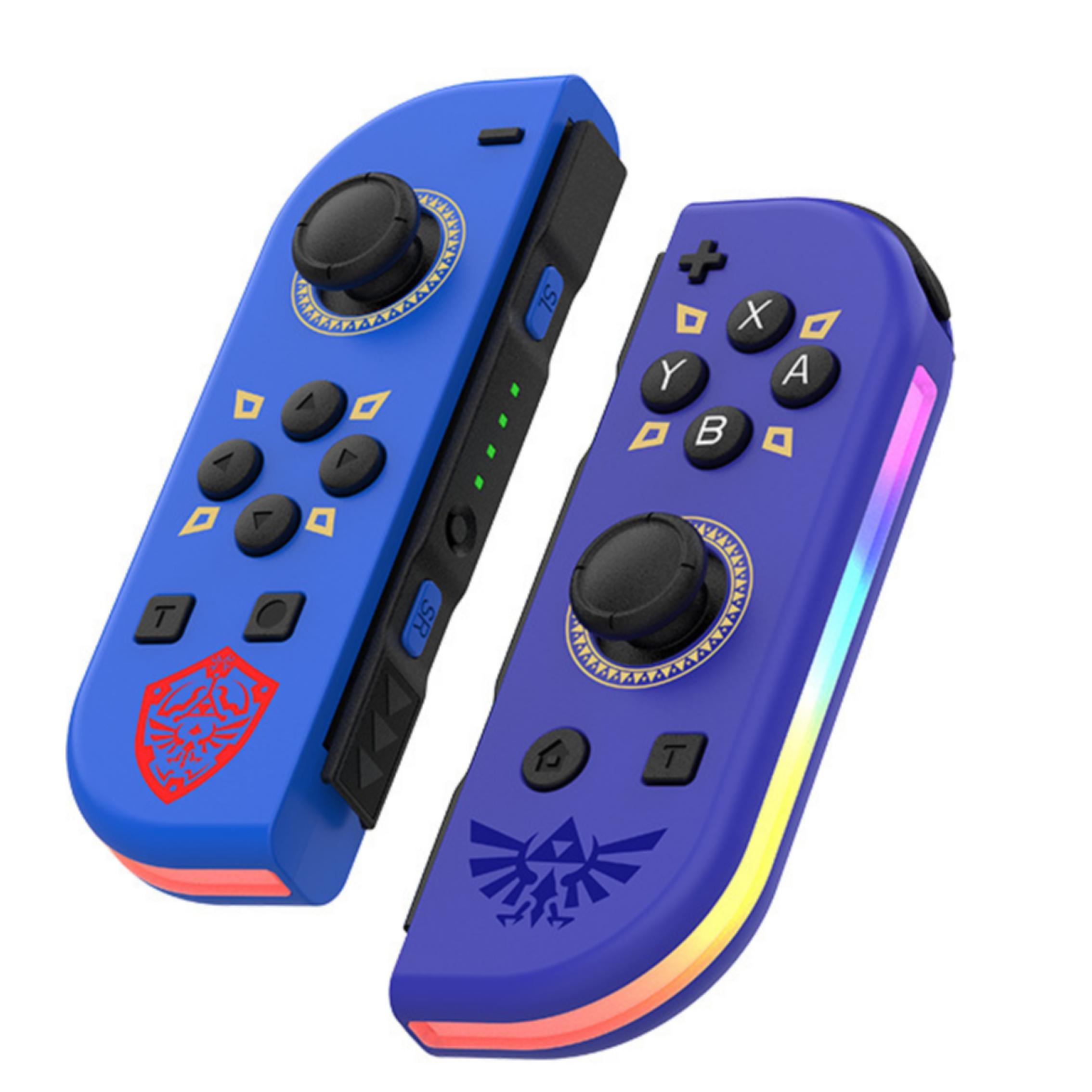 Wireless Controller for Game Handheld Controllers, Compatible with Switch Lite Oled, Dual Vibration Function, Cool Replacement Accessory