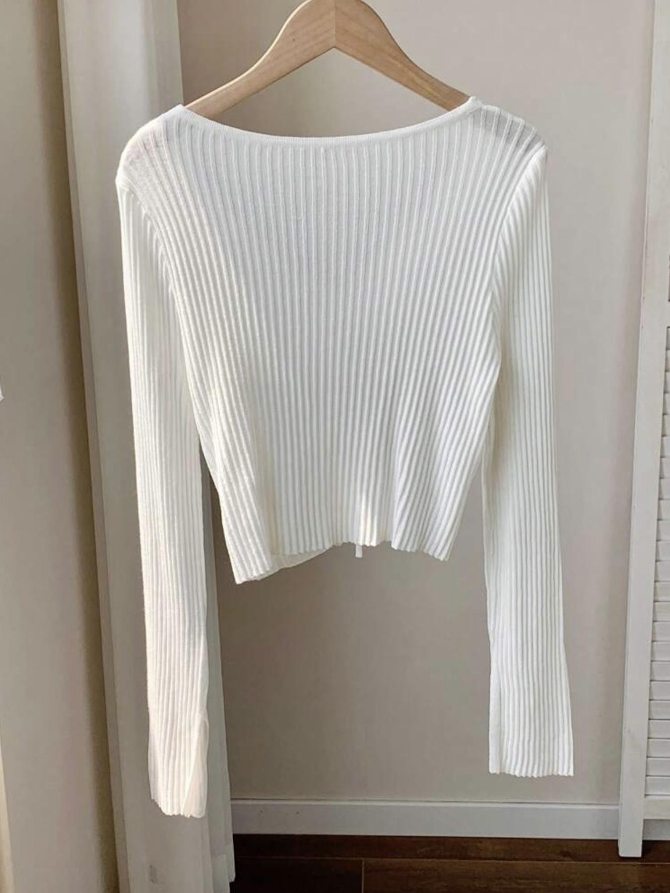 Women's Casual Spring Summer Knit Sweater Cardigan with Tie Front, Loose-Fitting Plain Open Front Jacket for Chic Style and Versatile Wear