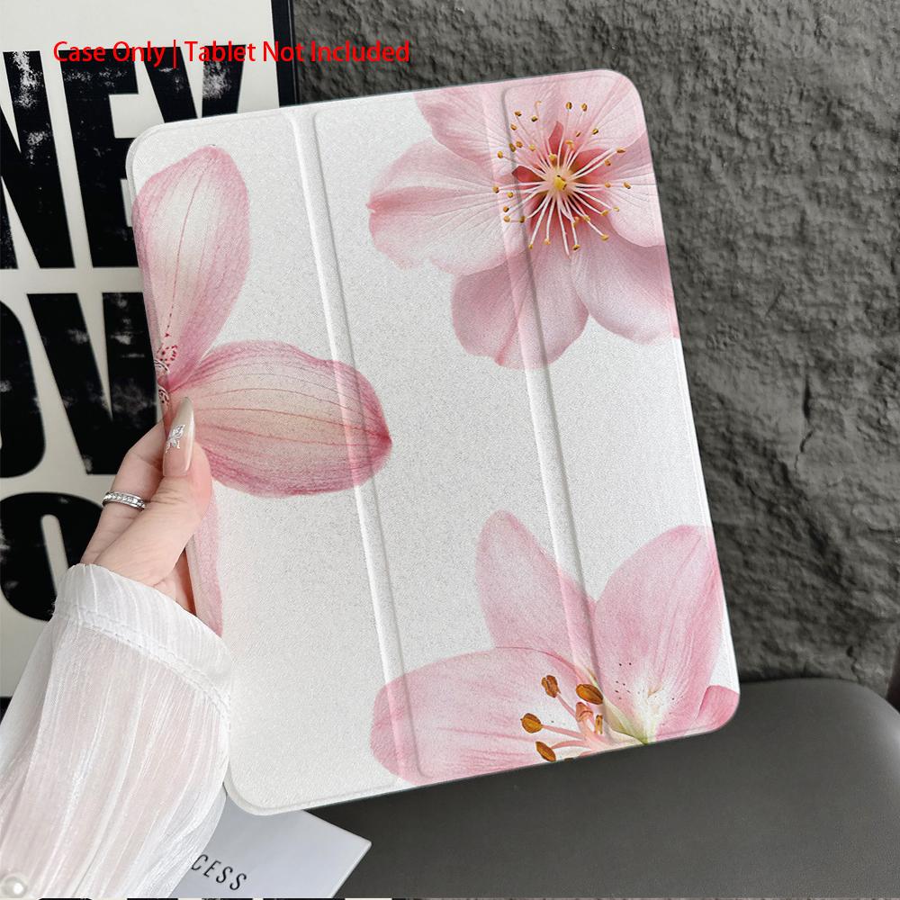 1 Piece Protective Folio Tablet Case with Pen Holder compatible with iPad 10.9/Pro11/10th/iPad7/8/iPad Air 4/5/iPad Pro/iPad Air 13(M3 2025)/iPad Air 11(M3 2025)/iPad Air 11(M3 2025)/iPad 11(A16 2025), Auto Sleep/Wake Function/Stylish Tablet Accessories
