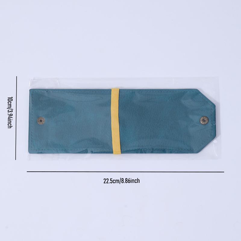 Minimalist Leatherette Cash Wallet, Fast Access Money Organizer, Portable Daily Pouch