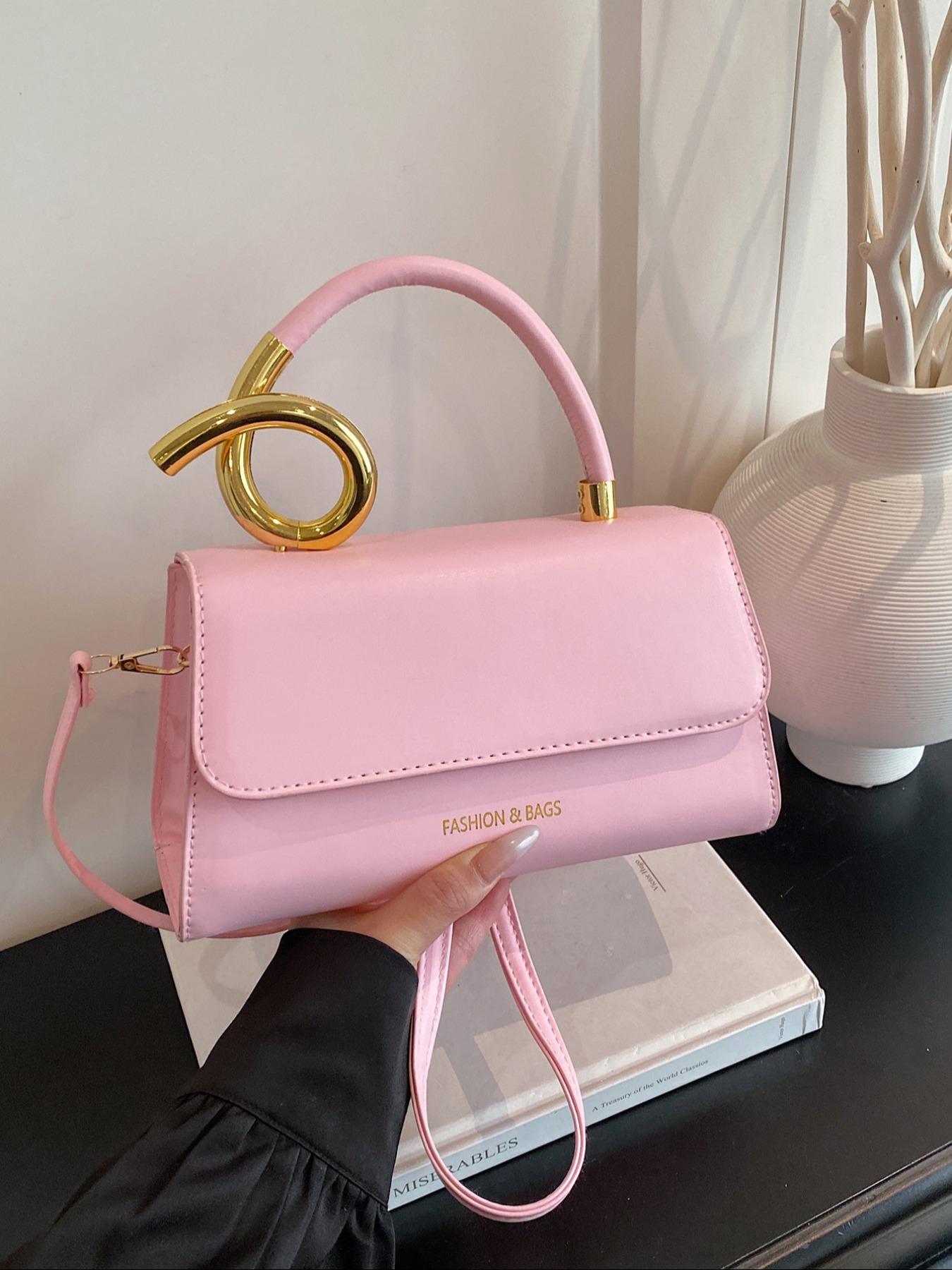 New Women's Handbag, Solid Color Flap Design, Elegant Small Square Bag, Crossbody Bag, Perfect for Office and Casual Outdoors Daily Use