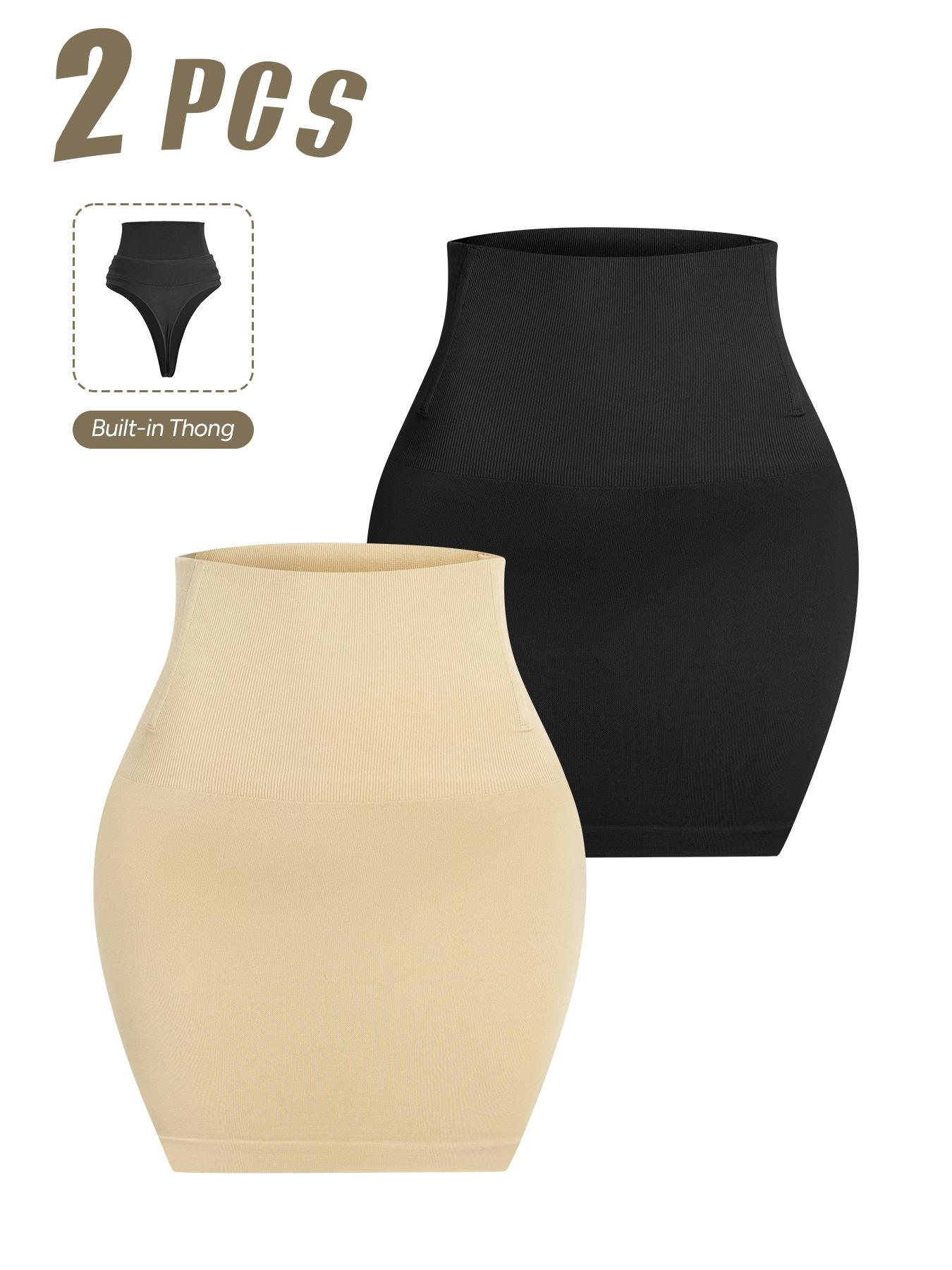 Women's Seamless Waist-Centric Bodycon Skirt, Underwear, High Elastic Comfort, Dual-Layered Compression, Anti-Slip Design, All-Season Wear