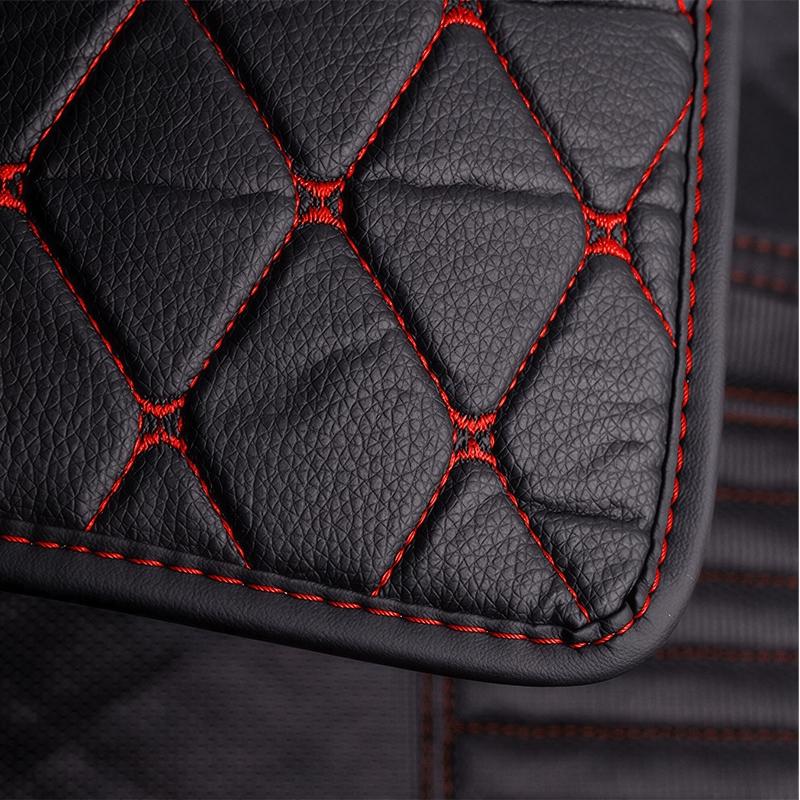 For BYD Seal 06 EV/DM-i PU leather left-hand drive car floor mat, 360 degree protection, car interior accessories, suitable for heavy weather, quick disassembly, cleaning and installation for daily use Automotive floor mats