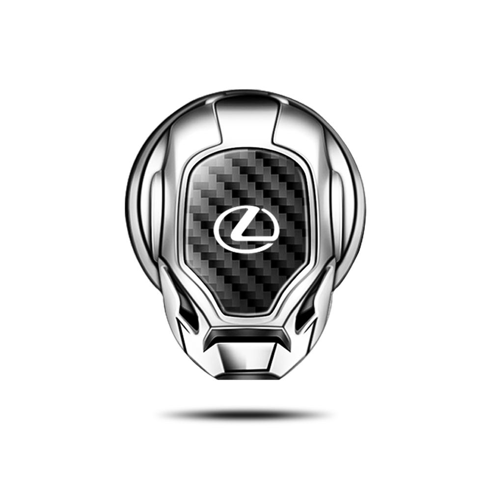 Lexus Car Interior Engine Start Button Protective Cover, Car Engine Start Button Cap, Engine Start/Stop Switch Decorative Button Cover, Flip-Open Automotive Style Design.