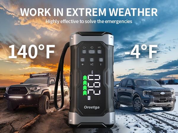 9000A Car Battery Jump Starter with Air Inflator/Deflator Compressor, 7 in 1 Portable Jumper Box Power Pack (ALL Gas/12.0L Diesel) Combo Cordless Air Pump for Tire Inflator & Large LCD Screen Portable Car fathersdaygift,father'sdaygifts,car accessories so