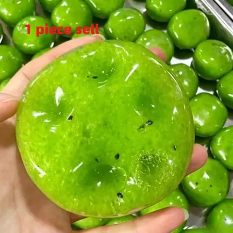 Kiwi Slush Handmade Squishy Ball, Crunch Sound Squeeze Fidget Toy, Non-Rebound Simulation Stress Relief Toy, Sensory Fidget Squishies, Squeeze Ball Fidgets