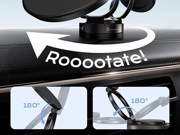 Vacuum Magnetic Suction Cup Phone Mount for Magsafe, 360 ° Adjustable Holder, Pocket Size Foldable Portable Cell Phone Holders for Your Car for All Smartphones & All Car Models Vacuum Magnetic Suction Cup Phone Mount for Magsafe, 360 ° Adjustable Holder, Pocket Size Foldable Portable Cell Phone Holders for Your Car for All Smartphones & All Car Models