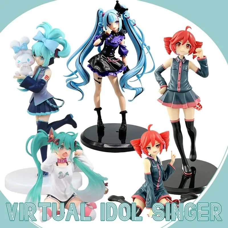 New MIKU&TETO Multiple Models Furyu Hatsune Miku Anime MikuTry-iT Figure Action Figurine Model Figuarts Collector Toys Deco