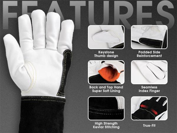 YESWELDER Professional Goatskin TIG Welding Gloves, Premium Durable Leather TIG Gloves, Enhanced Work Safety & Comfort YESWELDER Professional Goatskin TIG Welding Gloves, Premium Durable Leather TIG Gloves, Enhanced Work Safety & Comfort