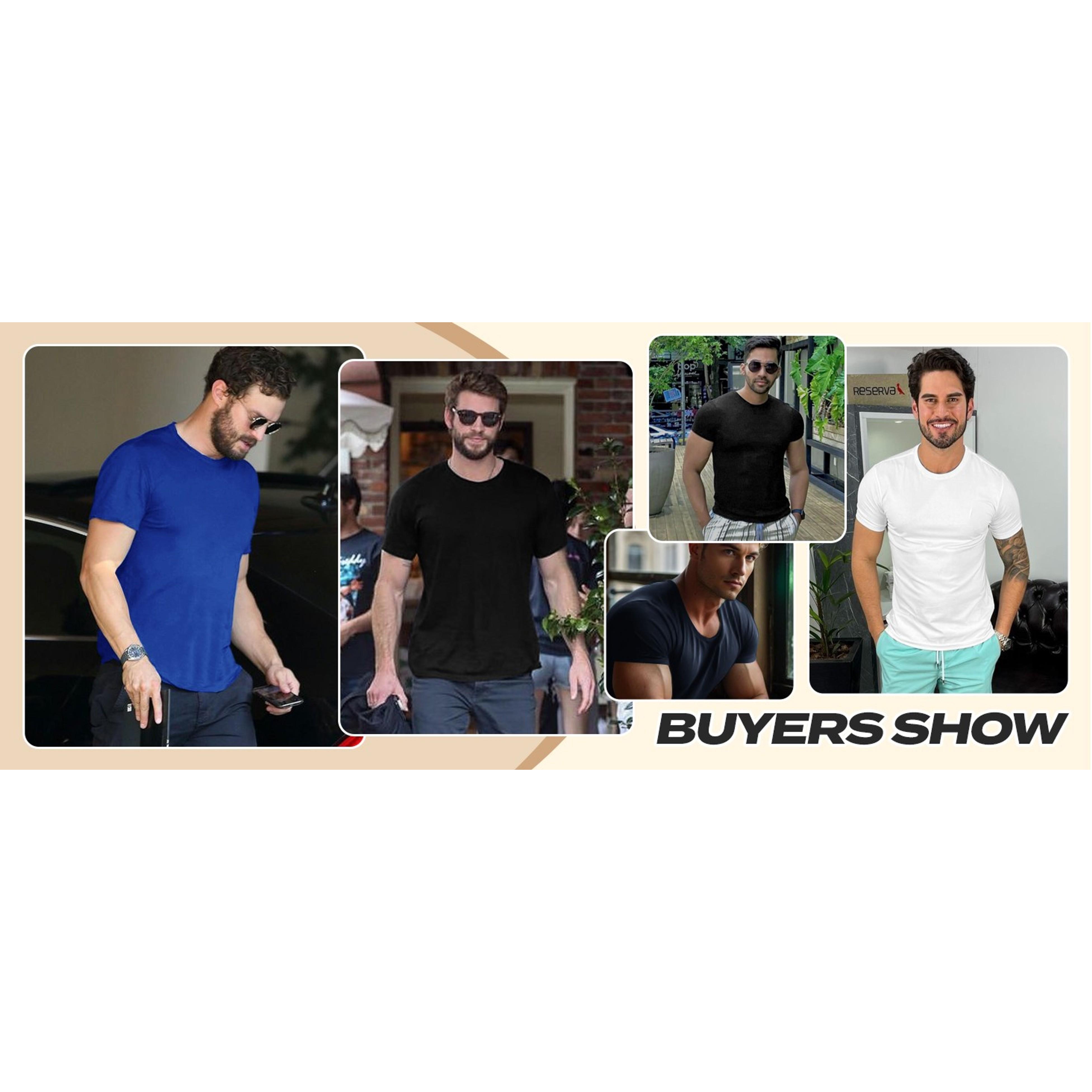 BOOJO Workout Mens Shirts - Casual Black Quick Dry Moisture Wicking T-Shirts Crew Neck Short Sleeve for Gym Athletic Running