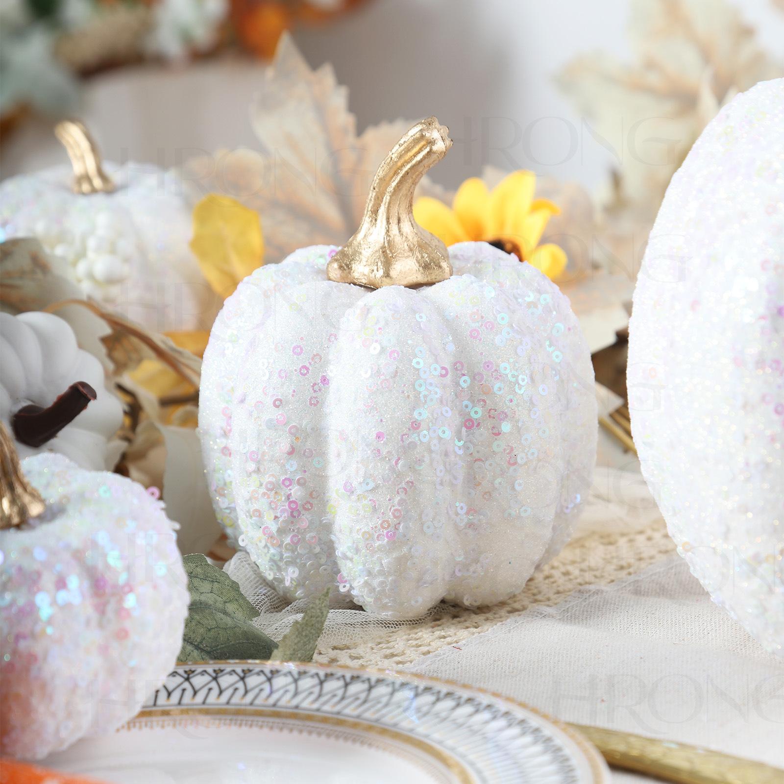 1pcs Realistic Foam Pumpkin Halloween Decoration Prop, Festive Christmas Decor, Perfect Party Accessory