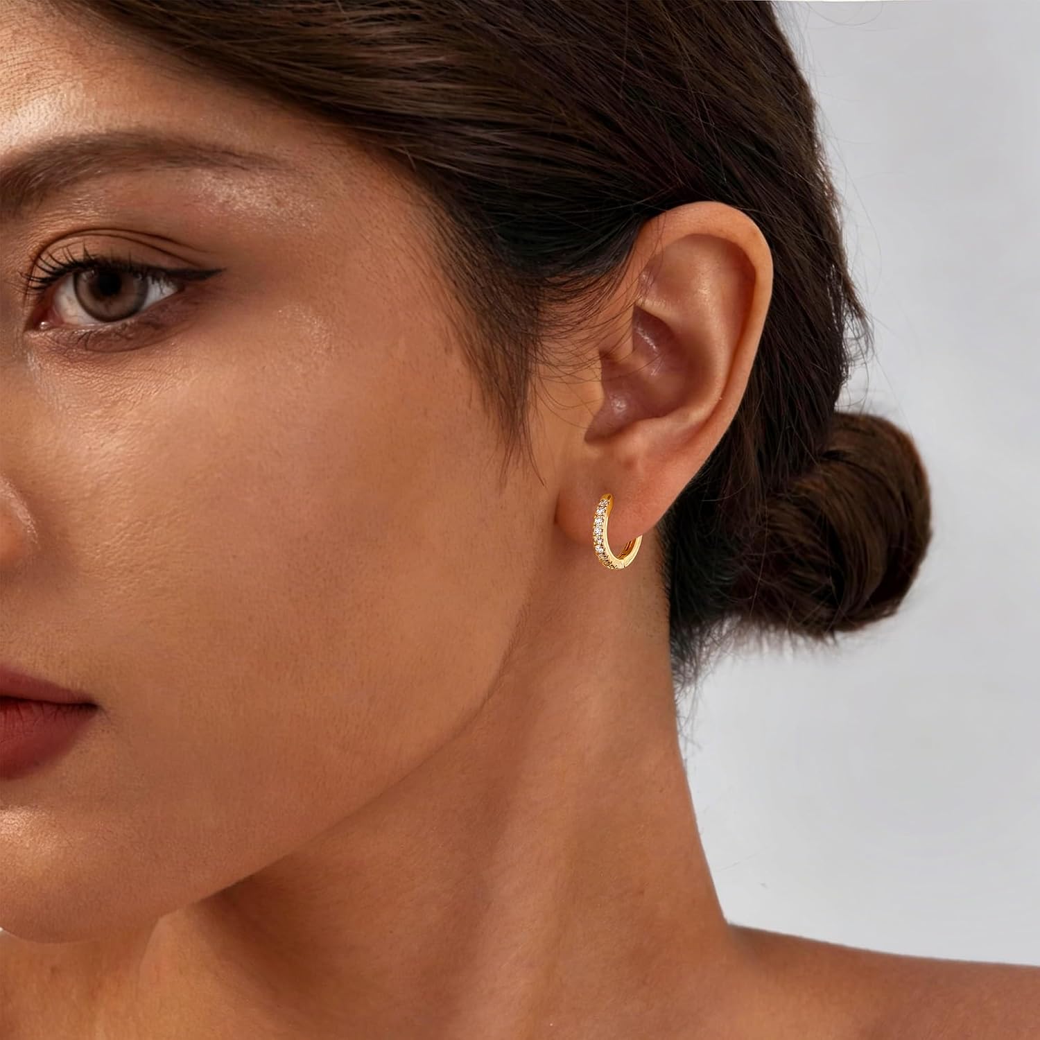 3 Pairs Small Hoop Earrings Cartilage Earrings for Women Cubic Zirconia Earrings Huggie Hoop Ear Earrings for Men 8mm 10mm 12mm 3 Pairs Small Hoop Earrings Cartilage Earrings for Women Cubic Zirconia Earrings Huggie Hoop Ear Earrings for Men 8mm 10mm 12mm