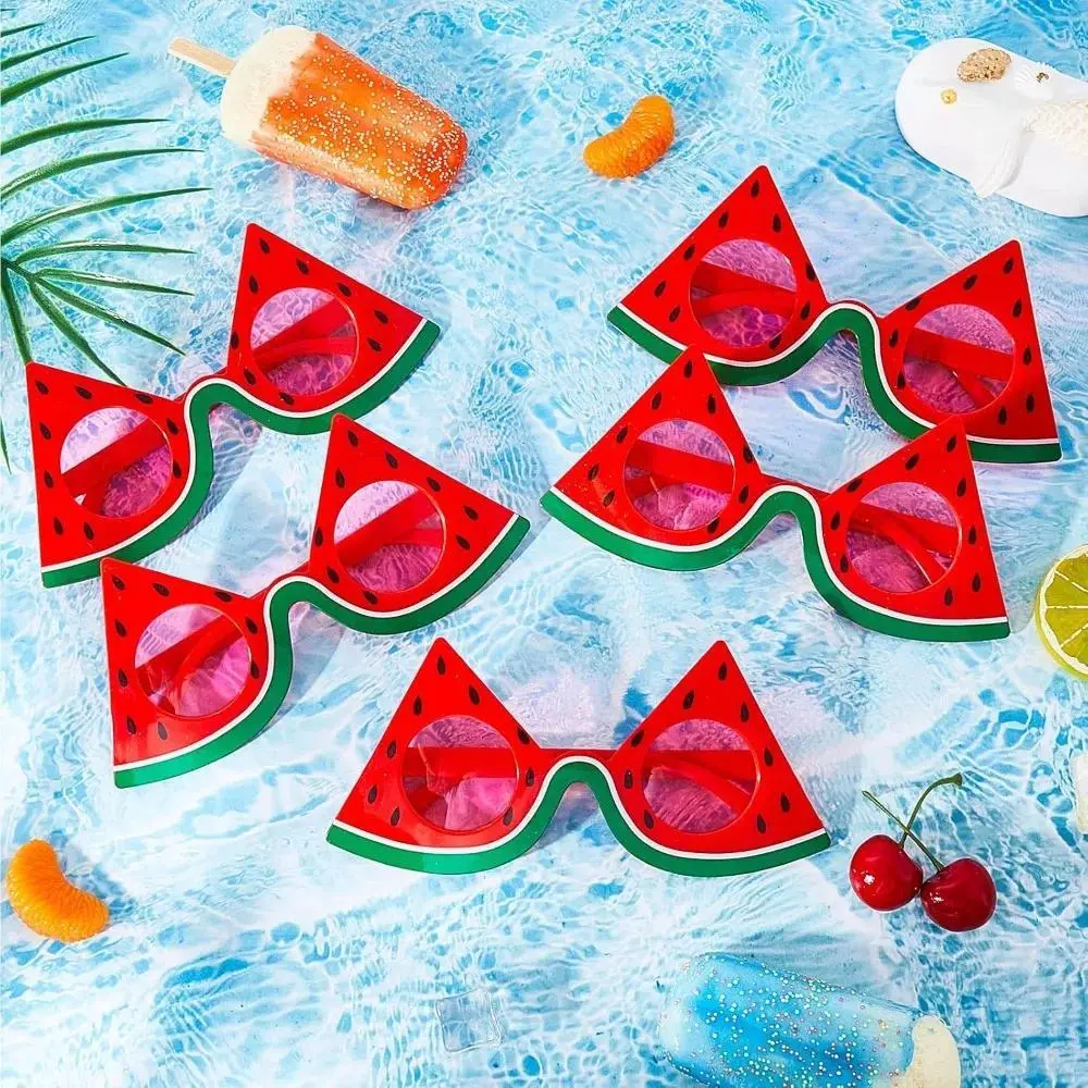 2-10 Pcs  Party Sunglasses Watermelon Hawaiian Sunglasses Novelty Funny Sunglasses Tropical Sunglasses Photo Booth Props