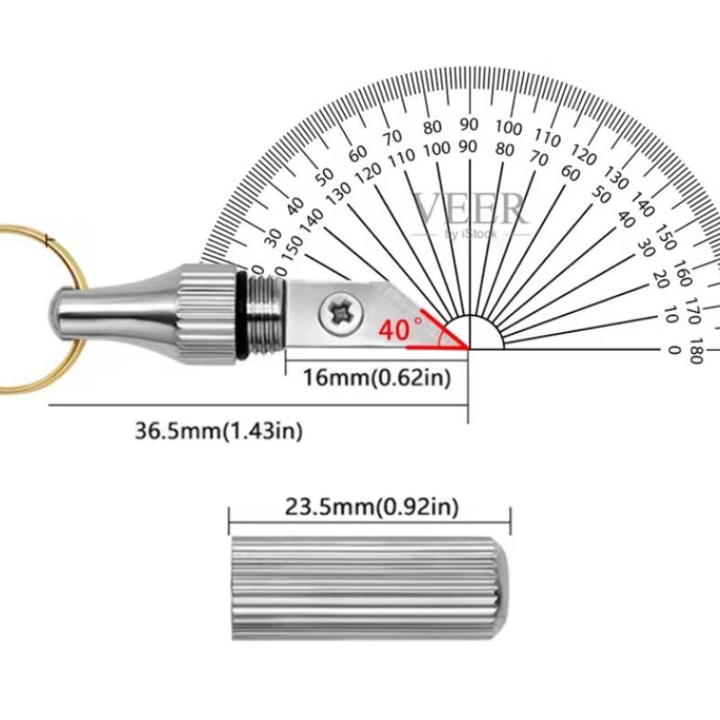 4-In-1 Pocket Mini Tool Set, Edc Portable Multi-Tool Kit, Compact Design for Daily Use & Emergency Preparedness, Durable Construction
