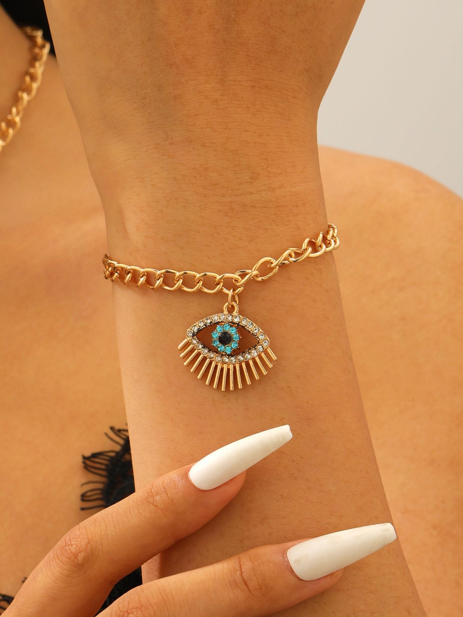 Boho Devil Eye Jewelry Set, Trendy Women's Party, Unique Vacation Style, Fashionable Social Gift, Elegant Accessories Collection