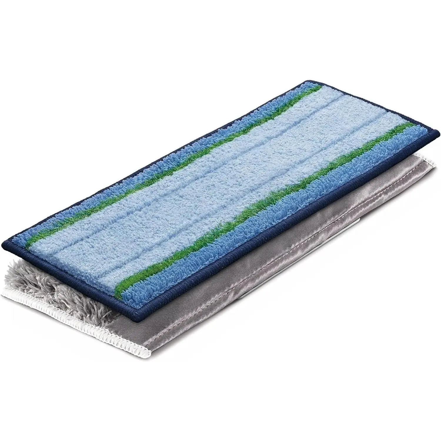 Robot Floor Mop Replacement Pads, 2-Pack Wet and Dry Cloths, Washable Microfiber Mop Cloths for Household Cleaning, for Home Cleaning and Everyday Household Use