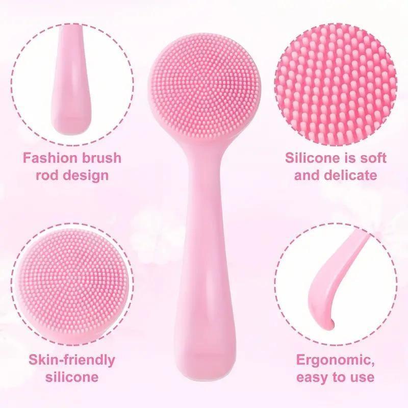 Series Manual Facial Cleansing Tool Set, 7-Piece Face Care Kit, Portable, Ideal for Home & Travel, Perfect Gift for Holidays & Birthdays
