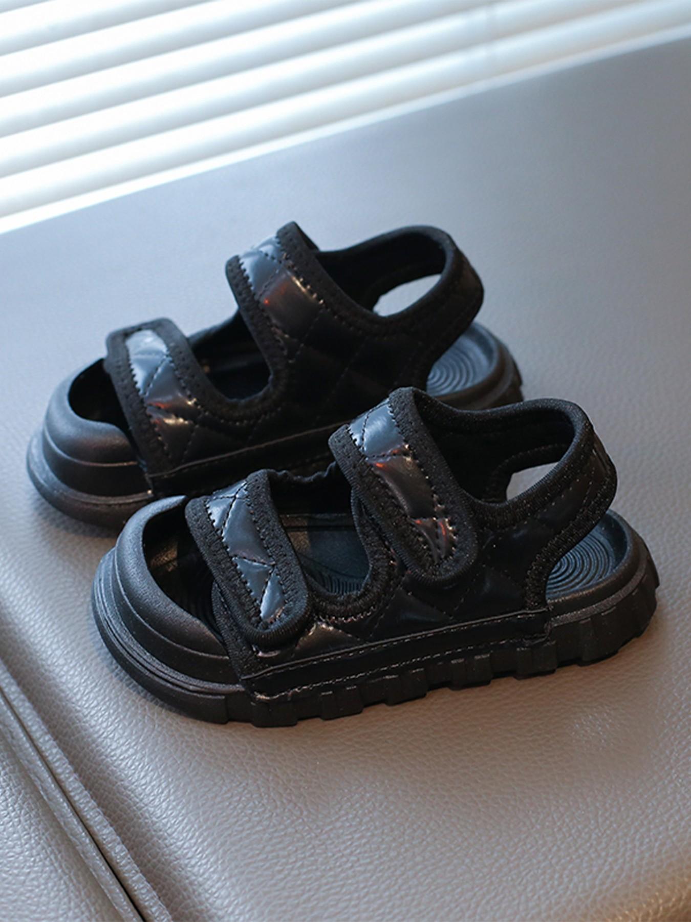 Sandals Bestseller, Unisex Toddler Closed-Toe Anti-Tip Soft Sole Non-Slip Rhombus Pattern Baby Walking Shoes