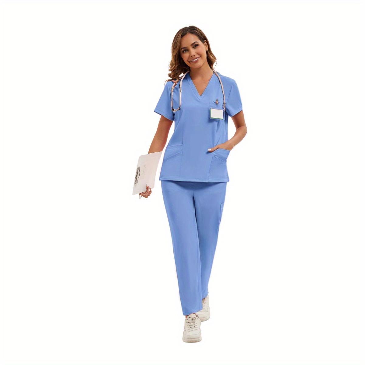 2026 New Women's Doctor Hand Washing Suit Pet Hospital Nurse Suit Beauty Salon Women's Work Clothes Suit