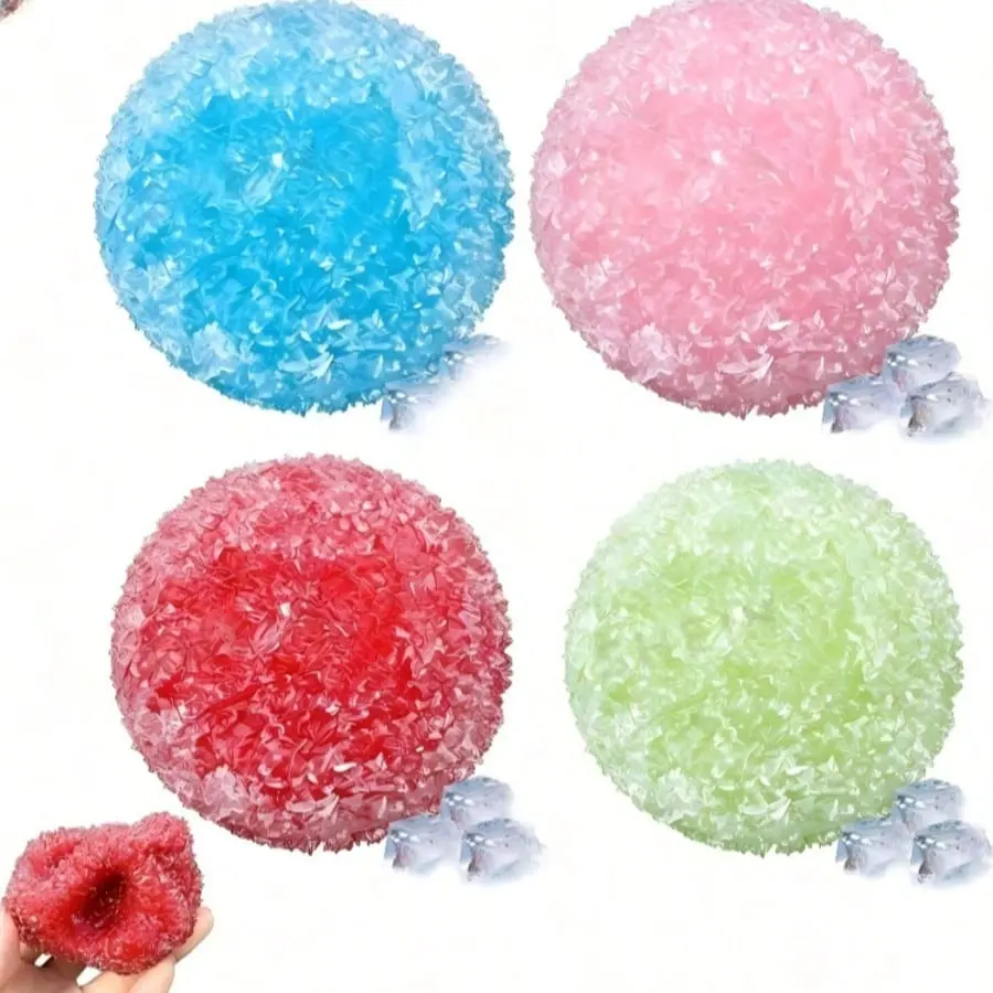 New Large Raspberry Squeeze Toy, Sand Sound Handmade Ball, Anxiety Relief Fidget Toy, Adhd Autism Stress Relief, Best Gift, Sticky Squishy