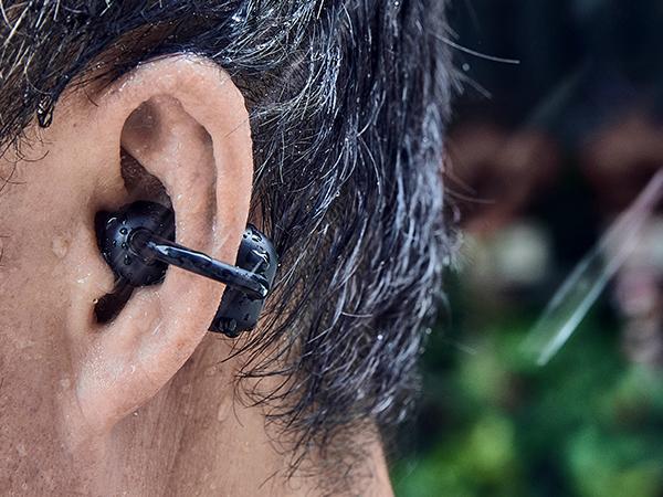 TOZO OpenEarRing True Open Ear Headphones, Lightweight Open Ear Clip Wireless Earbuds, Bluetooth Sports Black Headset Audio Electronic Charging Chargeable Water Proof noisecancellingheadphones headphones bluetooth Digital Protection