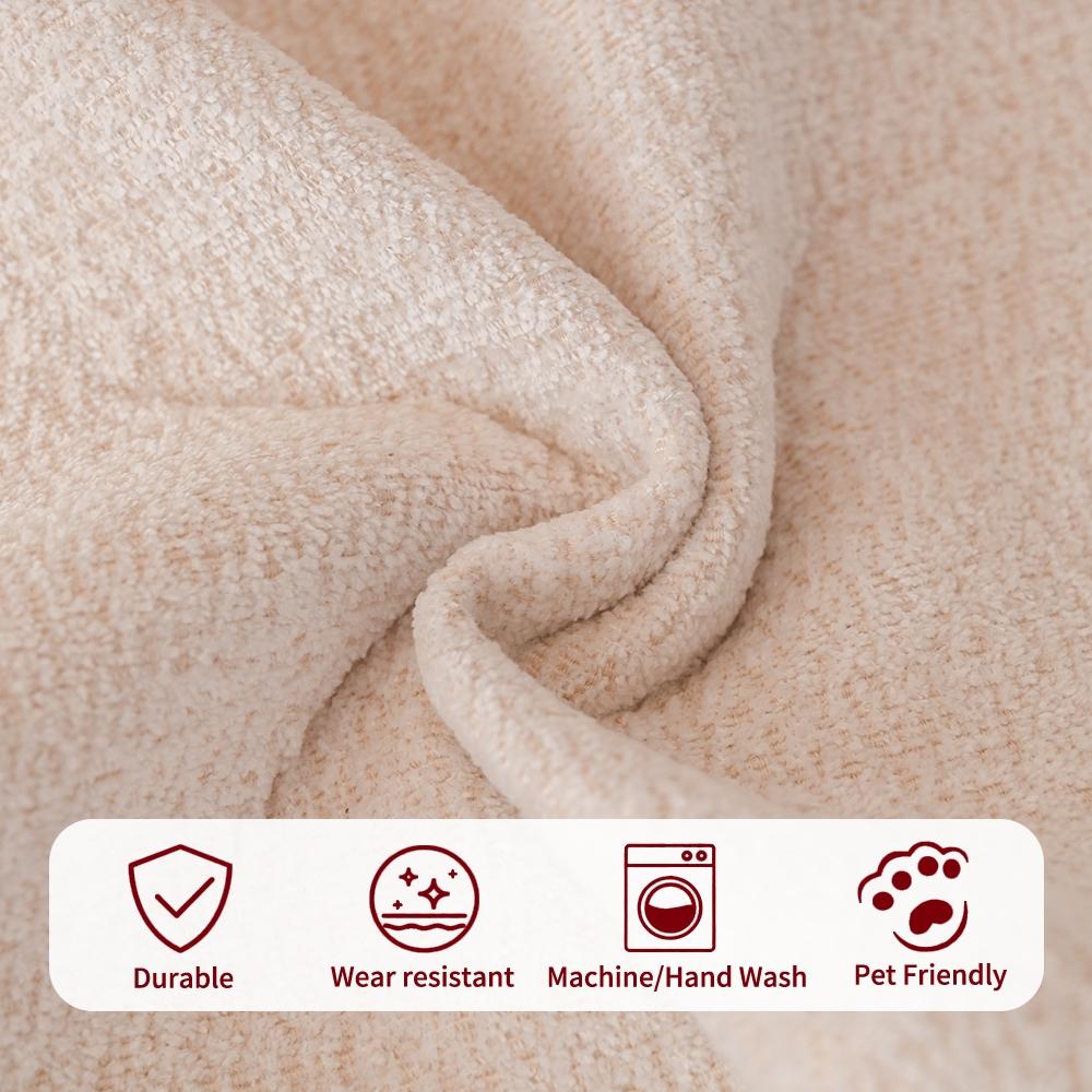 Anti-Slip Durable Sofa Cushion, Washable Pet Protection Cover, Soft Sofa Protector, Dustproof for Living Room and Office, Easy to Clean Cat Scratch Resistant