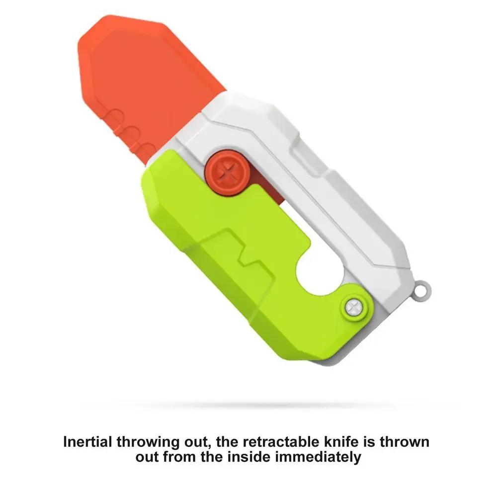 Mini Model Carrot Knife Toy, 3D Gravity Carrot Cube Jump Stress Relief, Unisex Toy, Friday Gift Idea